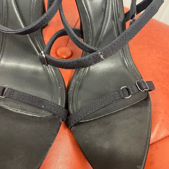 Zara Elegant Black Strappy Heels - Picture 7 of 7